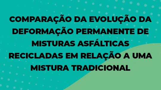 COMPARAÇÃO DA EVOLUÇÃO DA DEFORMAÇÃO PERMANENTE DE MISTURAS