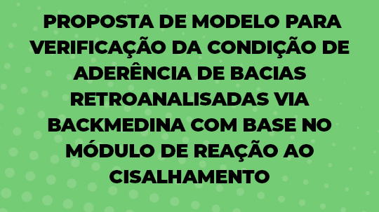  PROPOSTA DE MODELO PARA VERIFICAÇÃO DA CONDIÇÃO DE ADERÊNCIA